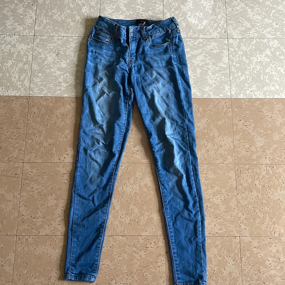 BLUE JEAN JEGGINGS